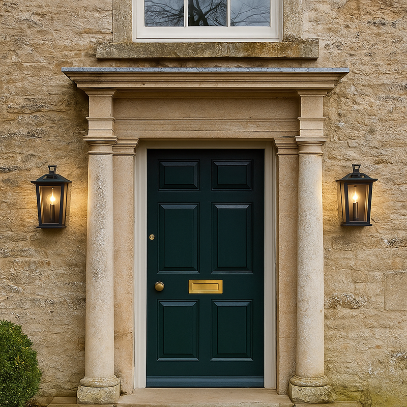 Outdoor One Light Wall Light Matt Black