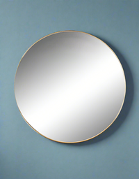 Westdene Large Gold Frame Round Mirror 91 cm