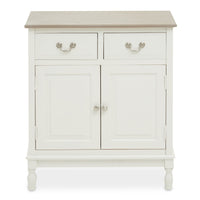 Small Soft White Painted Cabinet