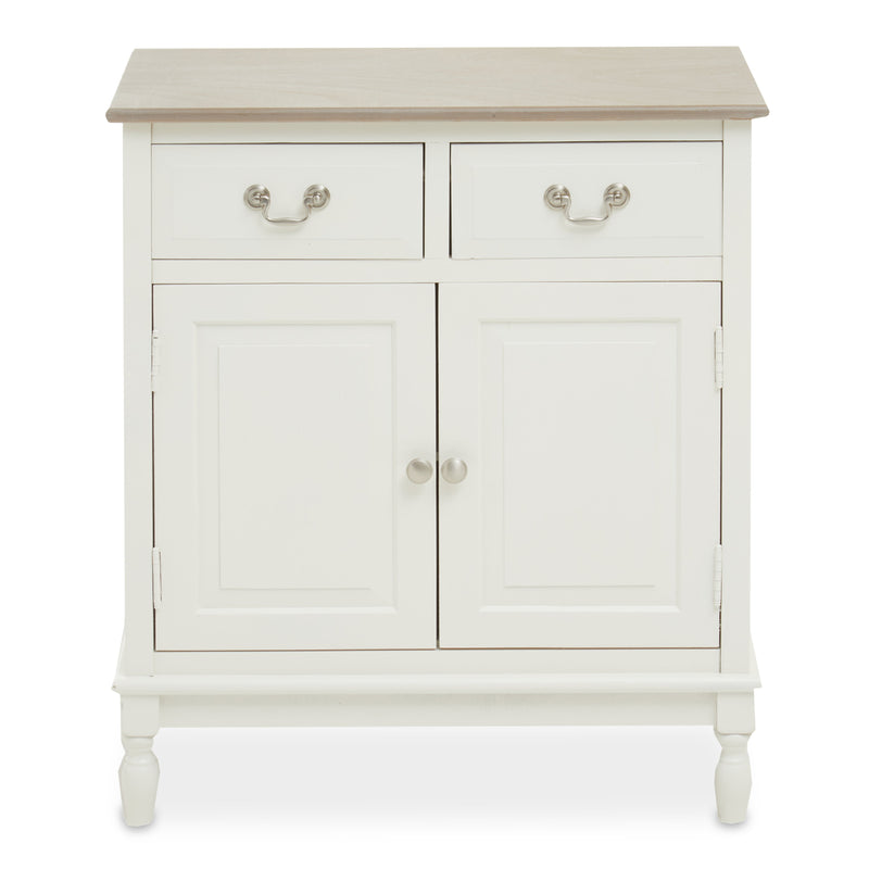 Small Soft White Painted Cabinet