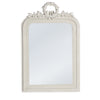 Pretty White Ornate Mirror 102cm