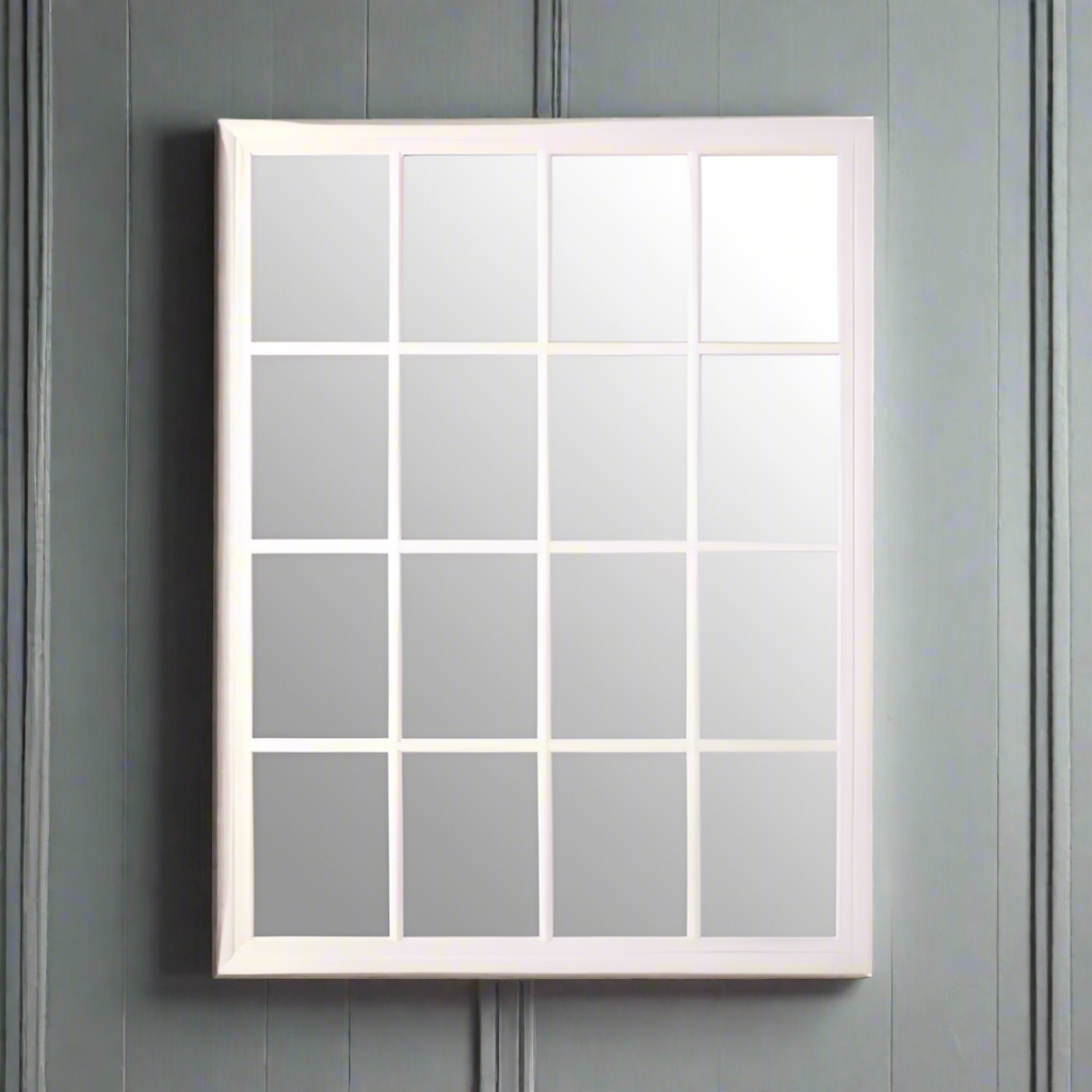 Window Mirror I White Painted I Wall Mirrors I Decorexi I Chiswick Decorexi A World of Interiors