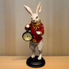 White Rabbit Standing Clock Figure