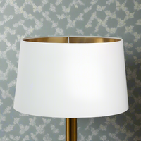 White Shade With Gold Lining (34/40/48cm)