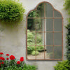 Distressed Framed Window Mirror 147 cm x 93 cm