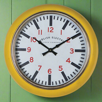 Yellow Wall Clock 51 cm