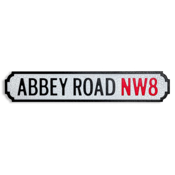 Wall Wooden Sign "Abbey Road" 67cm