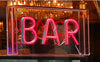 Neon Sign - "Bar" - 30cm x 15cm