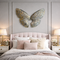 Champagne Silver Gold Angel Wings