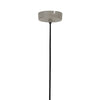 Light Concrete Coloured Pendant With White Inner 45 cm