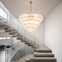 Glass Disc Chandelier