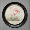 Round Flamingo Print 38 cm