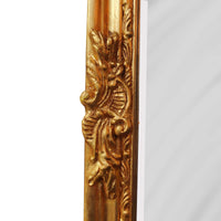 Giltwood ornate mirror frame with garland detail