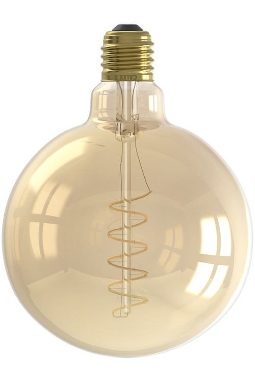 Dimmable LED Globe Spiral Filament Bulb - E27 (Tinted) 4w
