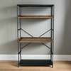 Metal & Wooden Shelving Unit 200 cm