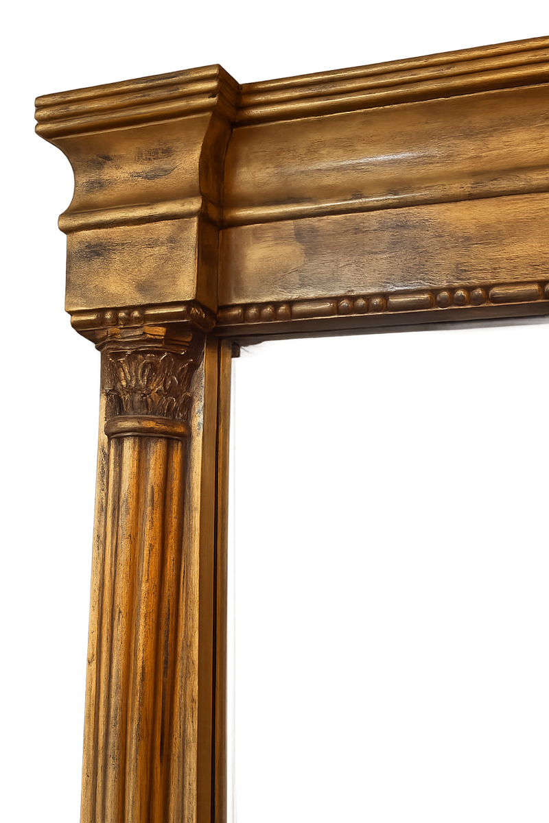 Oversized Wooden Gilt Column Mirror 150 X 150 Cm Decorexi A World Of oversized-wooden-gilt-column-mirror-150-x-150-cm-decorexi-a-world-of
