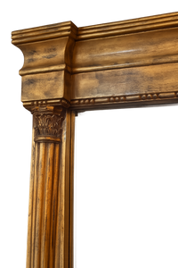 Oversized Wooden Gilt Column Mirror wall decor