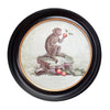 Round Monkey Print 38 cm