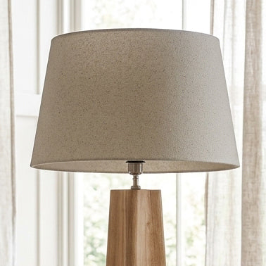 Natural Cream Linen Lampshade 45cm