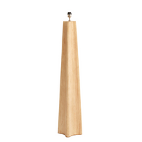 Large Natural Wood Floor Lamp Base -