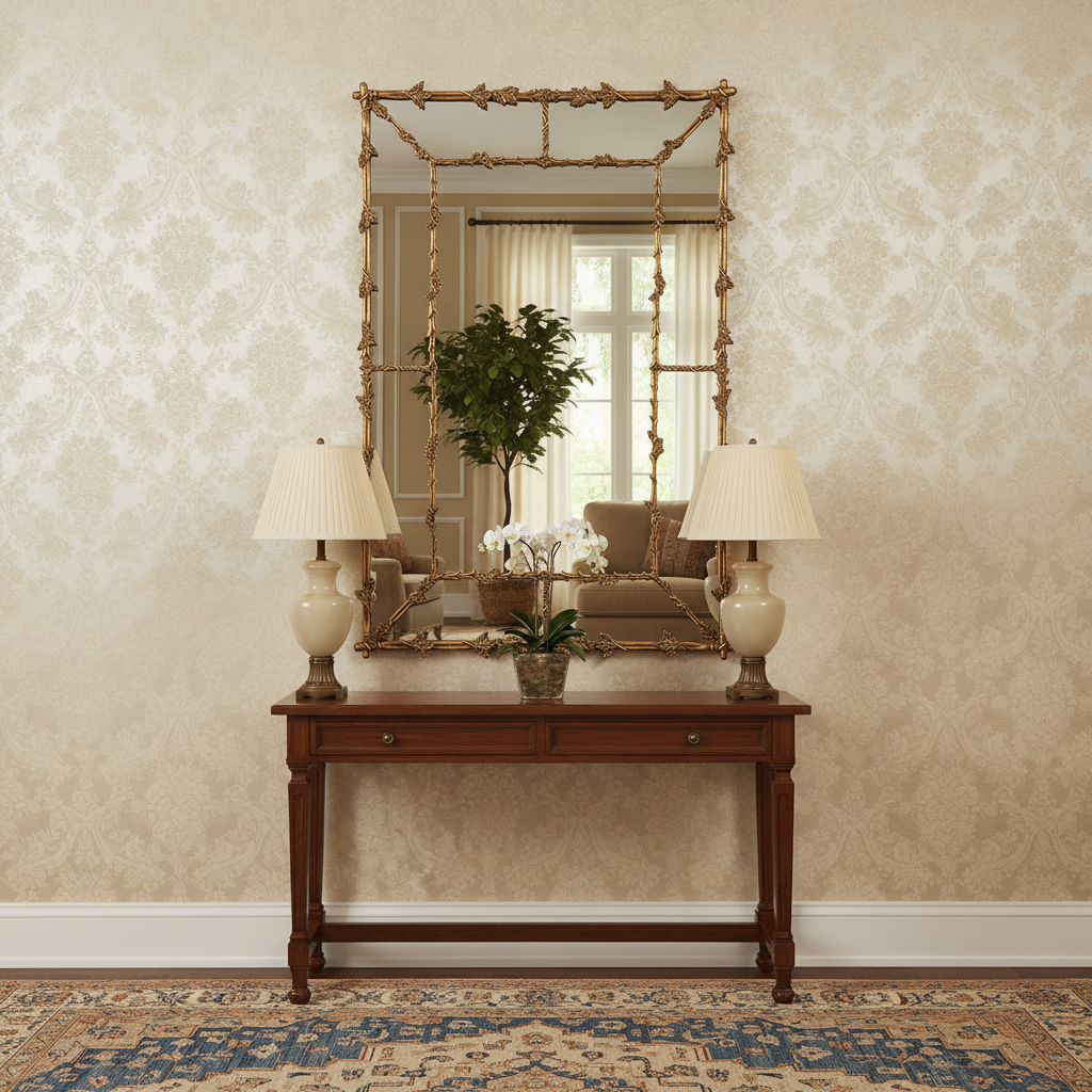 Gilt Panel Leaf Motif Mirror - panelled bevelled glass sides really reflect any light in the vicinity of this stunning metal mirror. Add a touch of grandeur to any space - gorgeous. A classic vintage frame of brushed gilt foliage adds a touch of luxury to any wall