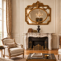 Ornate Swag Overmantle 115 x 112