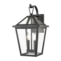 Matt black outdoor wall light, lantern style,perfect period home outdoor light, classic and welcoming.