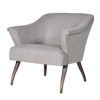 Discover the Striped Armchair, comfortable with pinstripe fabric, perfect for any setting, from country to town house, with tapered wooden legs.