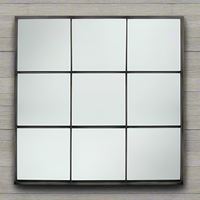 Window Mirror Square  9 Pane W: 110 cm