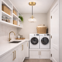 Small but perfectly formed glass pendant, great for smaller cloakrooms, bedrooms, they would work well as bedside lamps.
