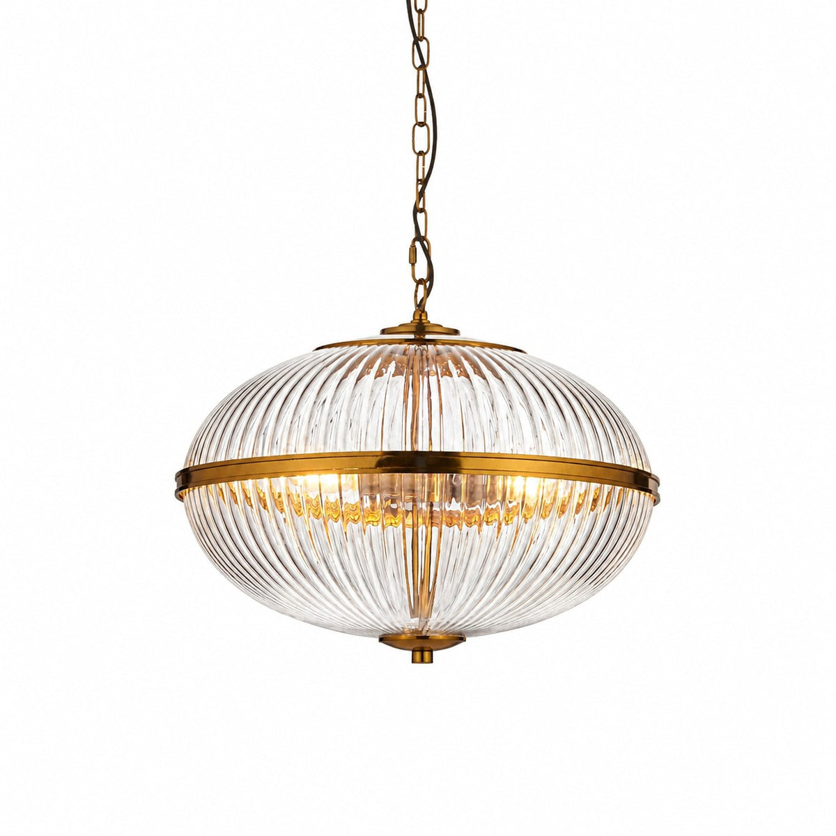 Vintage Glass Globe Ceiling Light