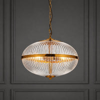 Vintage Glass Globe Ceiling Light
