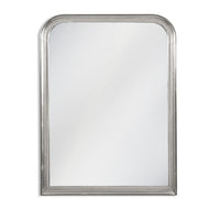 Silver Beaded Mirror 110 cm