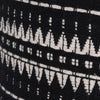 Absolutely beautiful wooden lamp with a distinctive black and white woven shade. A statement lamp if ever the was one. A really large base set off perfectly by the intricate handwoven shade, great on a sideboard or large console table. The black and white colour of the shade compares beautifully with the deep patina of the wood on the base.
