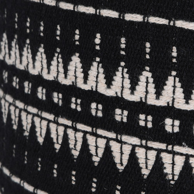 Absolutely beautiful wooden lamp with a distinctive black and white woven shade. A statement lamp if ever the was one. A really large base set off perfectly by the intricate handwoven shade, great on a sideboard or large console table. The black and white colour of the shade compares beautifully with the deep patina of the wood on the base.