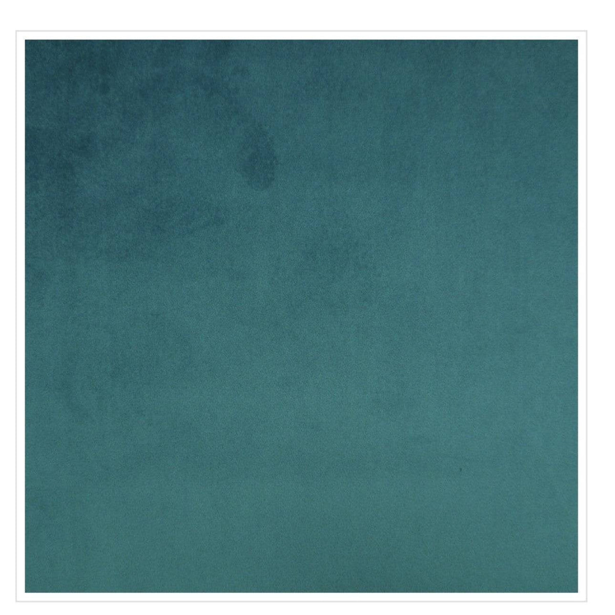 A square teal textured tile or material sample with a white border, shown against a white background.