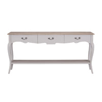 Console table with three drawers, perfect hall or kitchen table. 