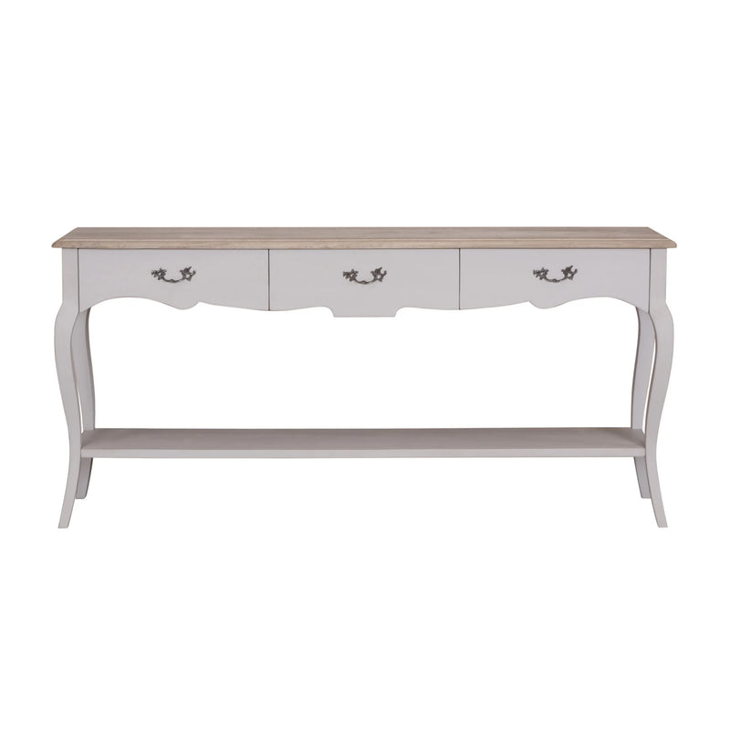 Console table with three drawers, perfect hall or kitchen table. 