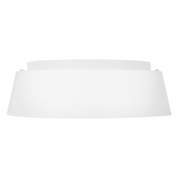 3 Light White Flush Ceiling Fitting 44cm