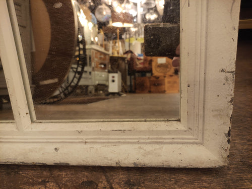 White Arched Window Mirror 140 cm - REDUCED