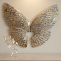 Champagne Silver Gold Angel Wings