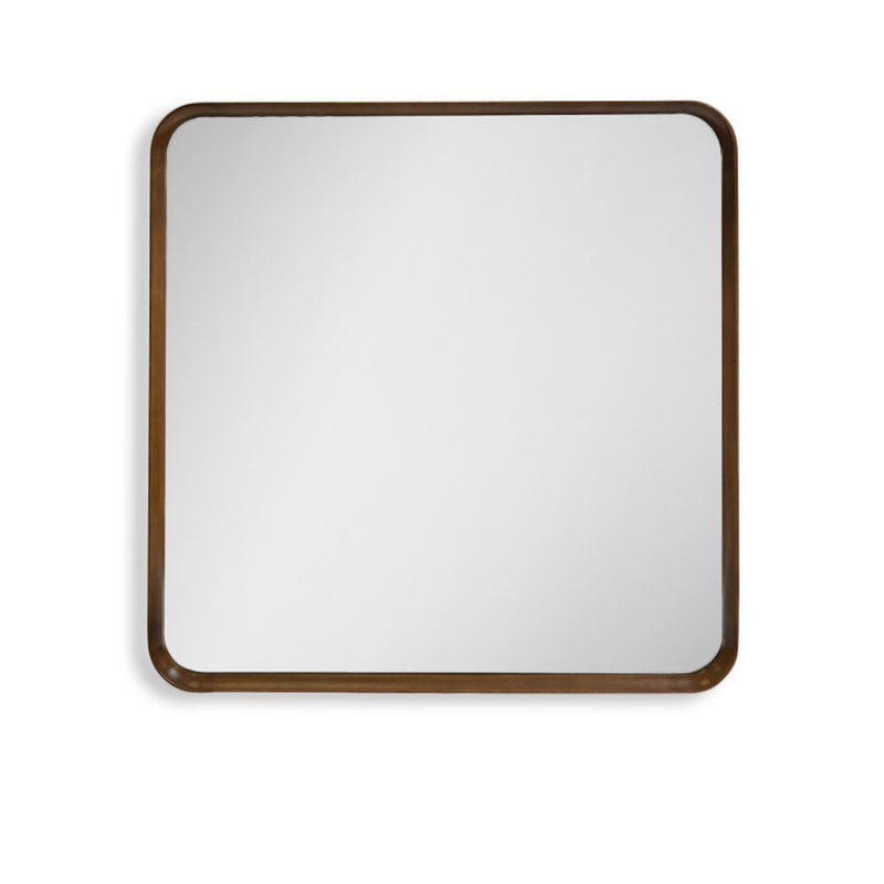 Wooden Framed Wall Mirror 100 cm