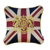 Small Square Union Jack Cushion - Crest 30 x 30 cm