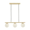 Linear Globe Light Brushed Gold 66