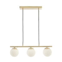 Linear Globe Light Brushed Gold 66