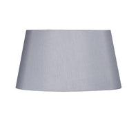 Grey Oval Tapered Shade / Silk Effect