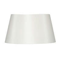 Cream Oval Tapered Shade / Silk Effect