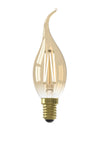 Dimmable LED Candle Tip Filament Bulb - E14 (Tinted) 3.5w 12cm