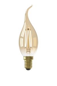 Dimmable LED Candle Tip Filament Bulb - E14 (Tinted) 3.5w 12cm