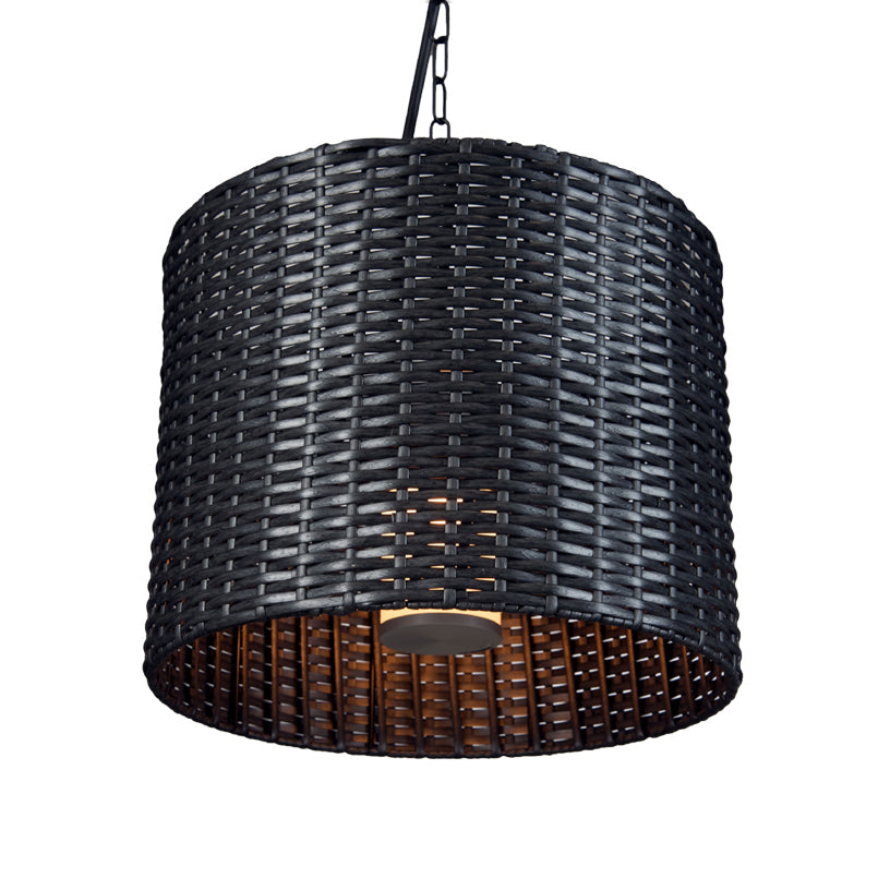 Wicker Shade Outdoor Pendant IP44